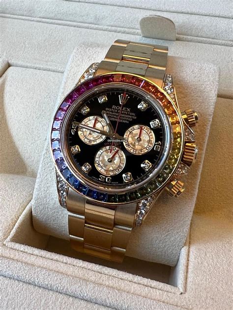 rolex presidential rainbow|rolex rainbow daytona.